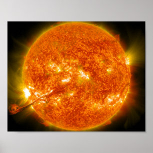 Póster Alargamento solar ou ejeção maciça da coroa em 