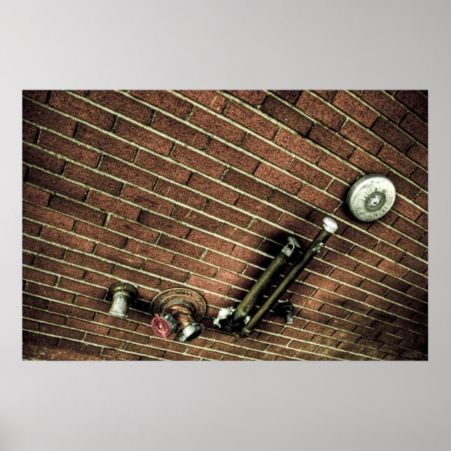 Póster Alarme de incêndio (Frente)