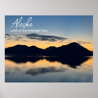 Poster Alasca - Terra do Sol Midnight