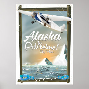 Póster Alaska a aventurar-se!