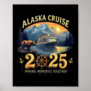 Poster Alaska Cruise 2025 Matching Family And Group Adven