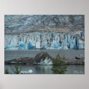 Poster Alaska Glacier