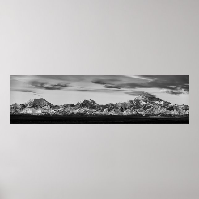 Poster Alaska Range Panorama (Frente)
