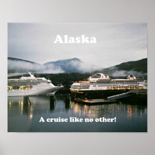 Póster Alaska, um cruzeiro como nenhum outro.
