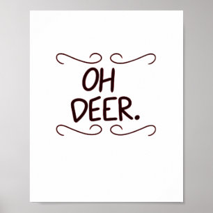 Poster Alastor Oh Deer Arte Criativo Design