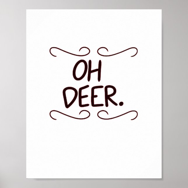 Poster Alastor Oh Deer Creative Art Design (Frente)
