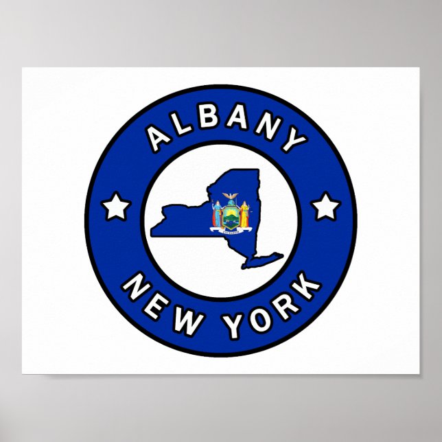 Poster Albany New York (Frente)