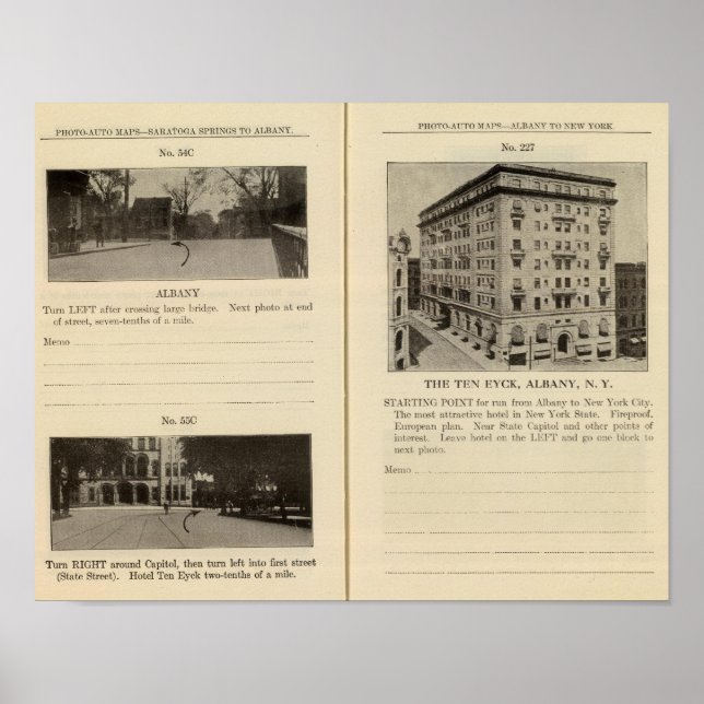 Póster Albany, Nova Iorque (Frente)