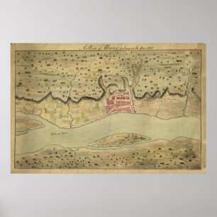 Póster Albany NY 1758