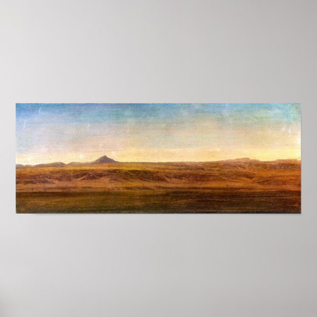 Póster Albert Bierstadt - Ao Nível (Frente)