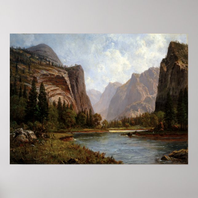 Poster Albert Bierstadt Gates do Yosemite (Frente)