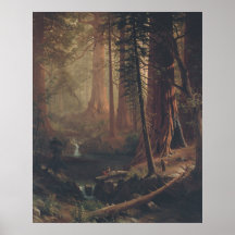Albert Bierstadt Giant Redwood Trees da Califórnia