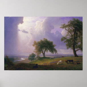 Póster Albert Bierstadt - primavera de Califórnia