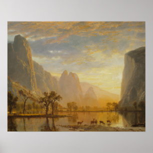 Poster Albert Bierstadt - Vale do Yosemite
