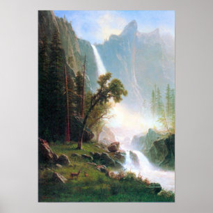 Póster Albert Bierstadt-Yosemite Falls