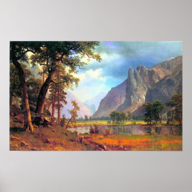Poster Albert Bierstadt-Yosemite Valley 2 (Frente)