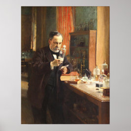 Poster Albert Edelfeldt — Louis Pasteur (1885)