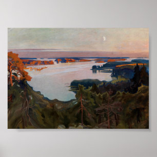 Poster Albert Edelfelt - Vista sobre Haikko