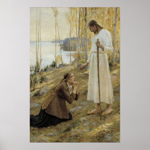 Poster Albert Edelsense - Cristo e Mary Magdalene