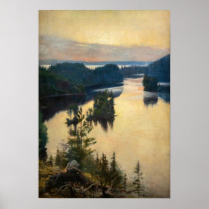 Poster Albert Edelsense - Kaukola Ridge em Sunset