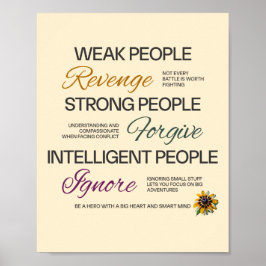 Poster Albert Einstein Forgive Ignore Growth Wisdom Quote