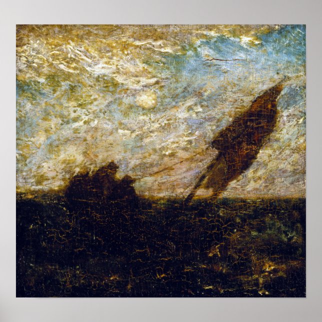 Poster Albert Pinkham Ryder O Desperdício Das Águas (Frente)