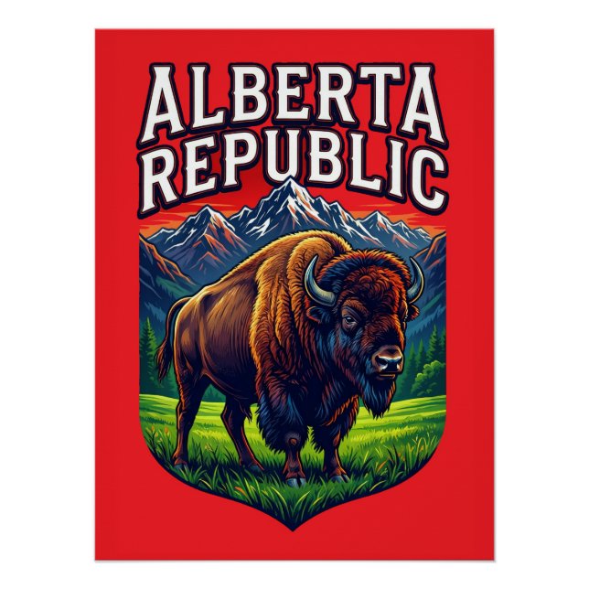 Póster Alberta Republic (Frente)