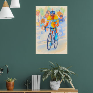Poster Alberto Contador Topo da Passagem de Navacerrada 2