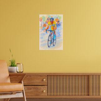 Poster Alberto Contador Topo da Passagem de Navacerrada 2