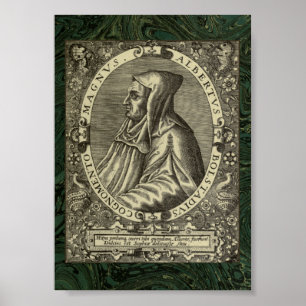 Poster Albertus Magnus: Retrato 1597