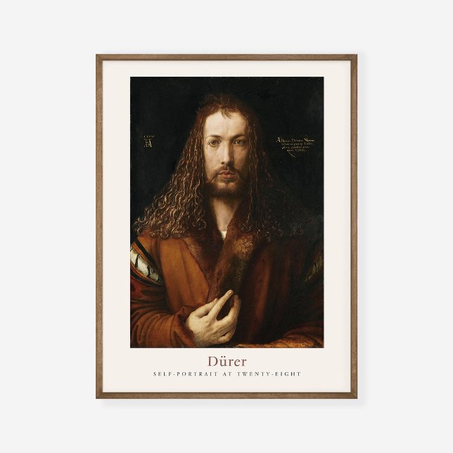 Poster Albrecht Dürer Durer autorretrato da exposição 150 (Criador carregado)