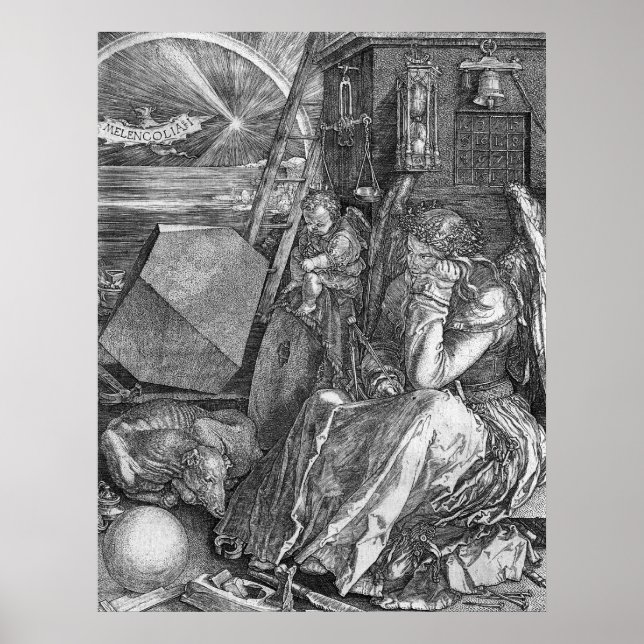 Poster Albrecht Durer Melencolia I (Frente)