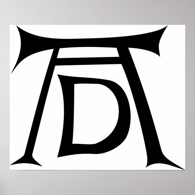 Poster Albrecht Durer Signature Monograma (Frente)