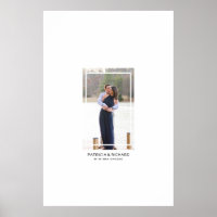 Álbum de Convidados de Casamento Alternativo de Fo