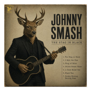 Póster Álbum de Johnny Smash: uma Paródia
