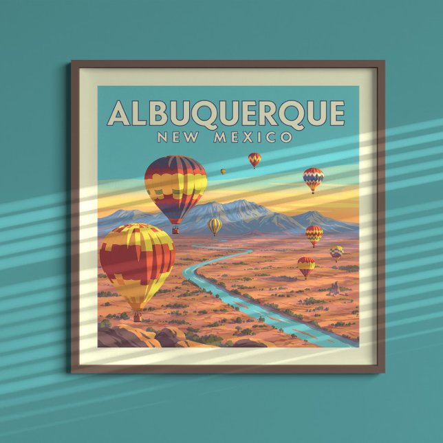 Poster Albuquerque Antigo Novo México (Criador carregado)