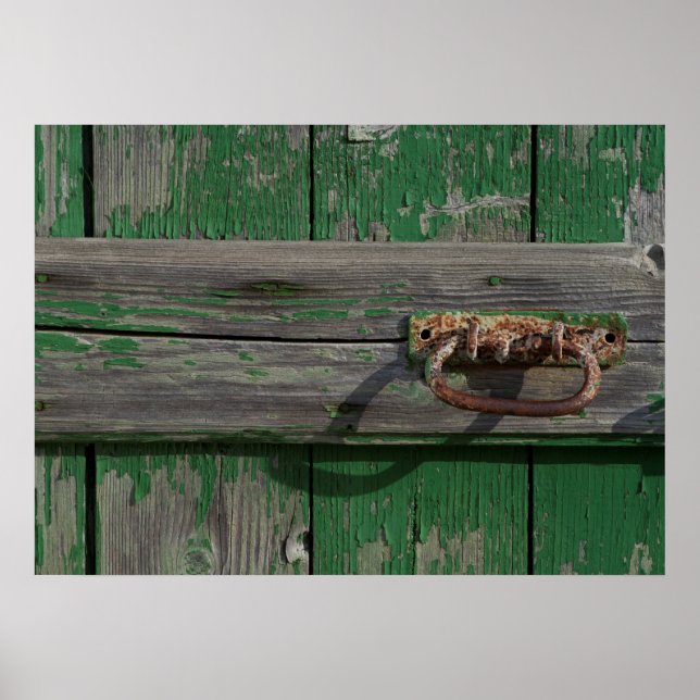 Póster Alça Rústica Da Porta Verde (Frente)