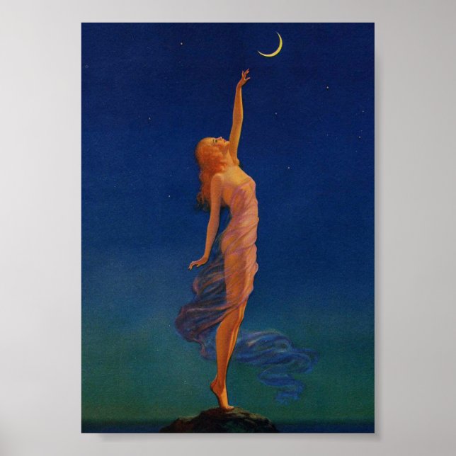 Poster Alcançando a Lua (Frente)