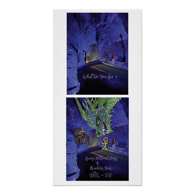 Póster Alcance o Poster de Objetivos (Frente)