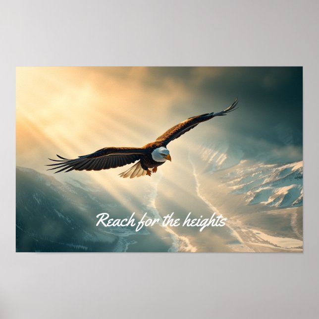 Poster Alcance para as alturas | (Frente)