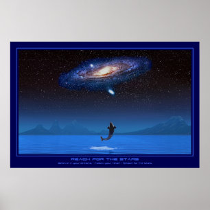 Póster Alcance para as estrelas