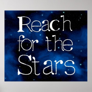 Poster Alcance para as estrelas