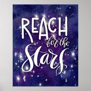 Poster Alcance para as estrelas