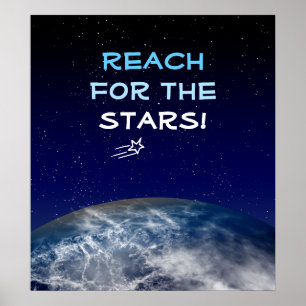 Poster Alcance para o Planeta Estrelas - Estrela Voadora 