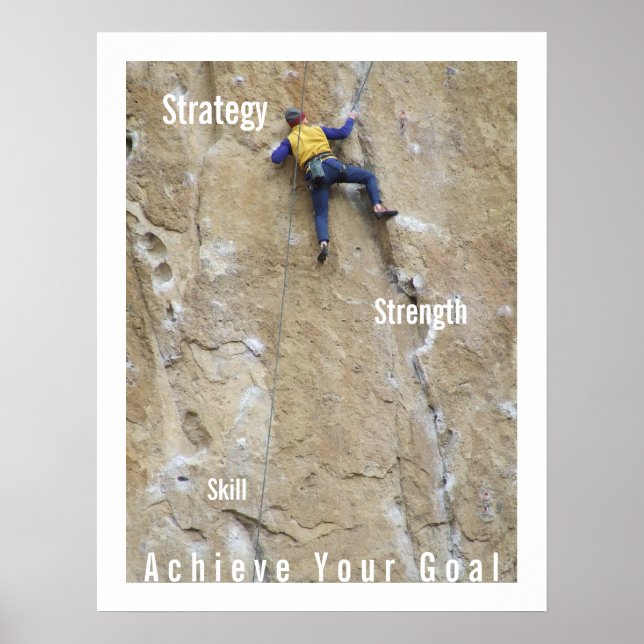 Póster Alcance sua meta (Frente)