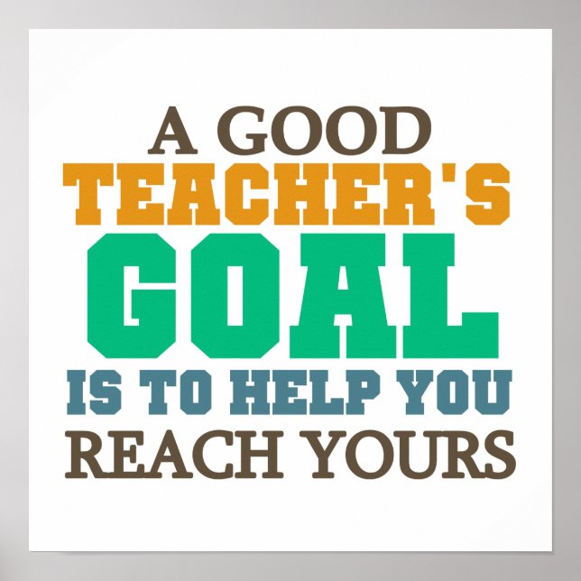 Póster Alcance suas metas (Frente)