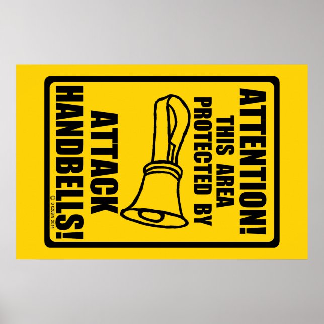 Póster Alças de ataque (Frente)