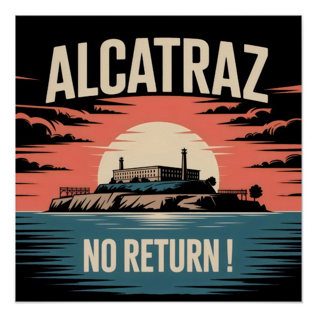 Póster Alcatraz. (Frente)