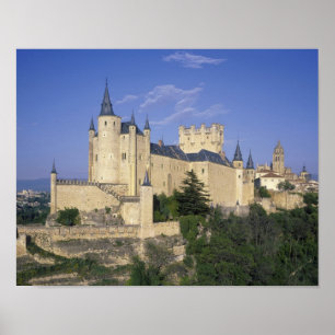 Póster Alcazar, Segóvia, Castela e Leão, Espanha