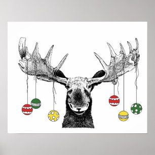 Poster Alces do feriado